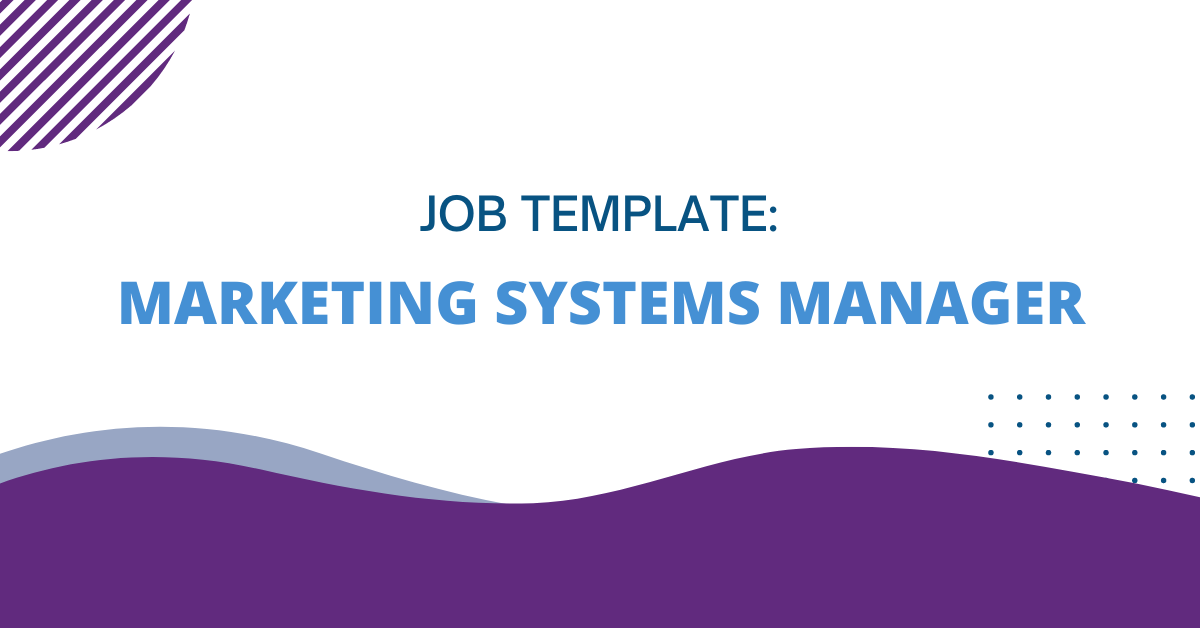 Marketing Systems Manager